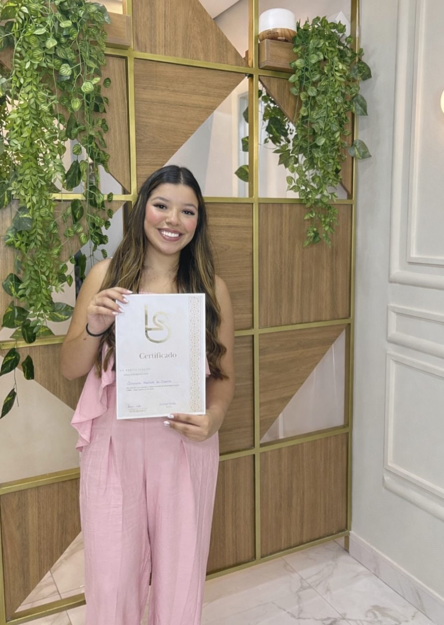 Aluna certificada do curso de Sabrina Monteiro